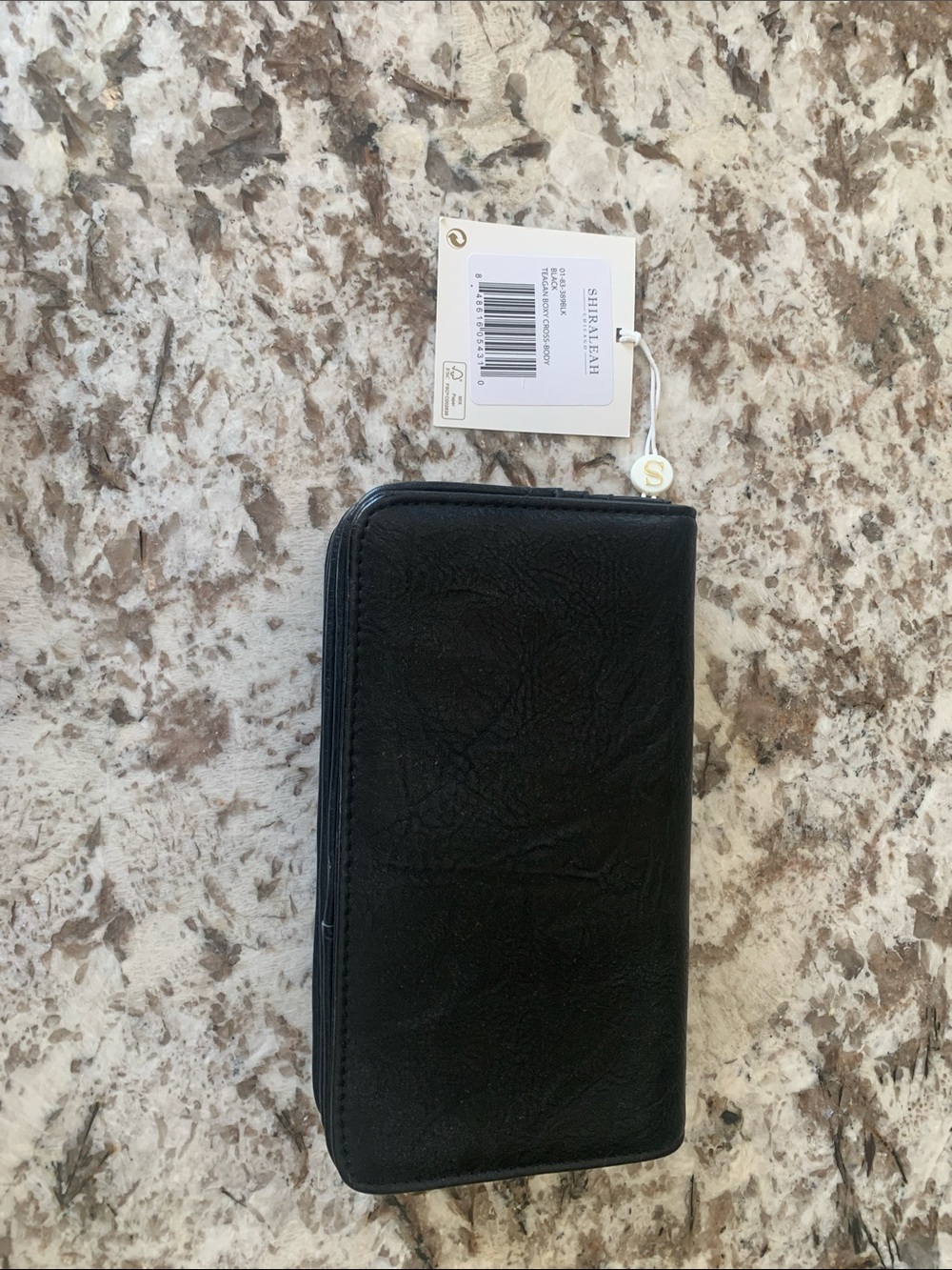 Shiraleah Black Teagan Boxy Cross-Body. NWT